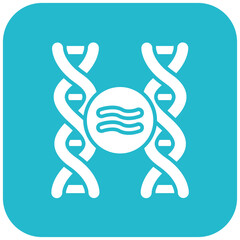 Genetic Comparation icon vector image. Can be used for Bioengineering.