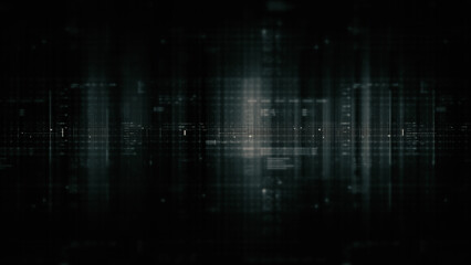 Futuristic metaverse, hi-tech digital data telemetry with encrypted numbers, display dynamic background for computer desktop screen display format