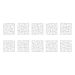 Square labyrinth
