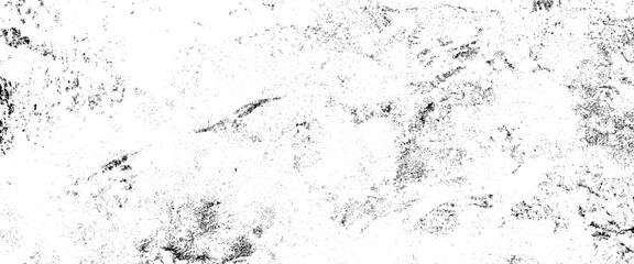 Vector rough black and white texture, scratches and cracks which can be used as a background.