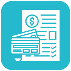 Bill Payment icon vector image. Can be used for Online Money Services.