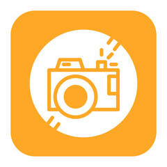 No Flash Photography icon vector image. Can be used for Museum.
