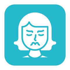 Portrait icon vector image. Can be used for Museum.