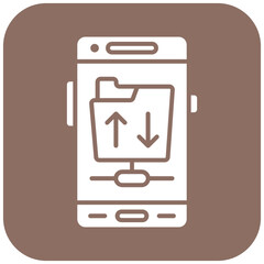 Ftp Protocol icon vector image. Can be used for Mobile App Development.