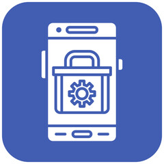 Toolkit icon vector image. Can be used for Mobile App Development.