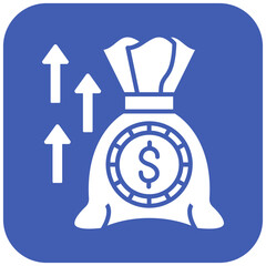 Profit icon vector image. Can be used for Startup.