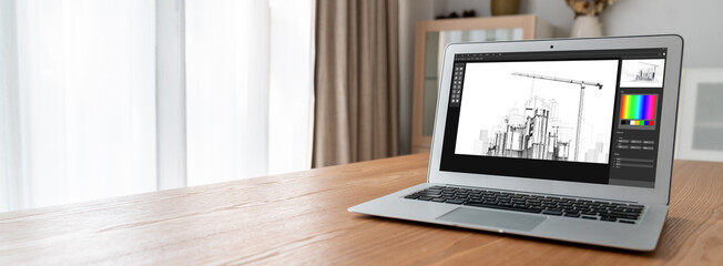 Architectural design modish software application for architect business and professional designer