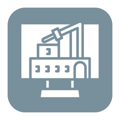 Industry 4.0 icon vector image. Can be used for Industry.