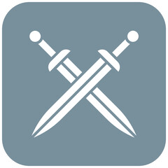 Two Swords icon vector image. Can be used for Vikings.