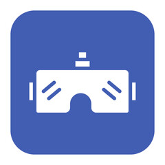 Vr Glasses icon vector image. Can be used for Science Fiction.