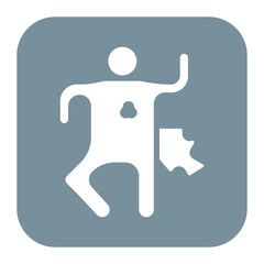 Murder Chalk icon vector image. Can be used for Prison.