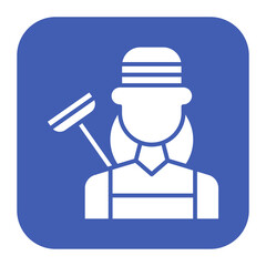 Cleaner icon vector image. Can be used for Women.