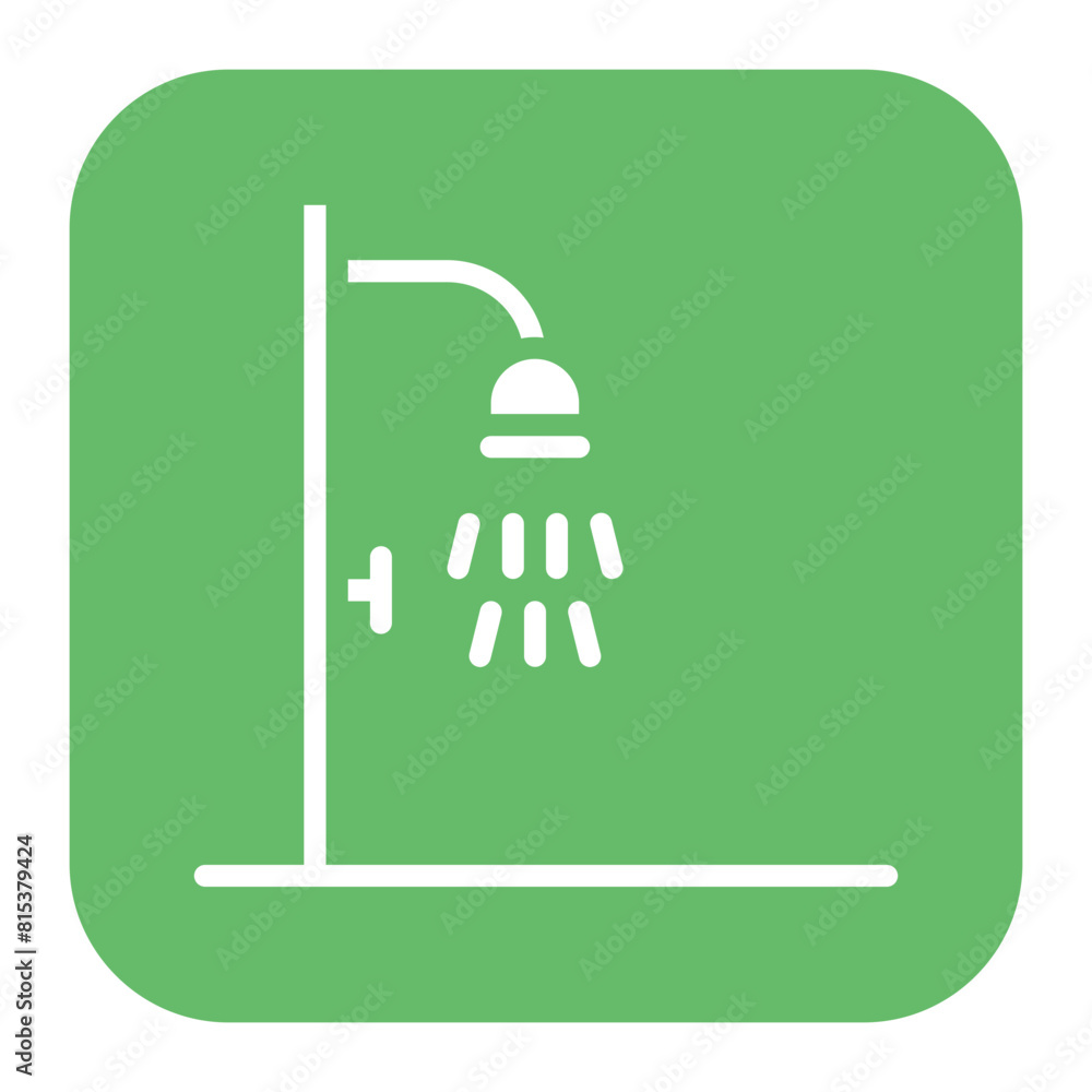 Poster cleaning shower icon vector image. can be used for cleaning and dusting.