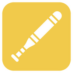 Baseball Bat icon vector image. Can be used for Outdoor Fun.