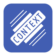 Context icon vector image. Can be used for Journalism.