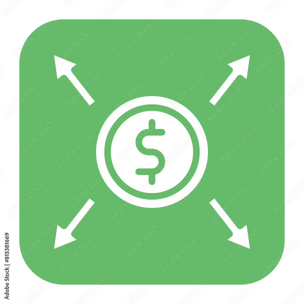 Poster expansion icon vector image. can be used for business analytics.