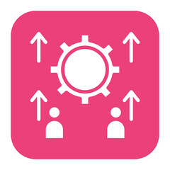 Synergy icon vector image. Can be used for Business Analytics.