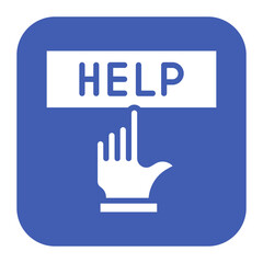 Help icon vector image. Can be used for Contact Us.
