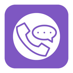 Call Us icon vector image. Can be used for Contact Us.