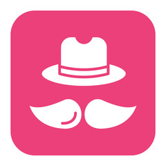 Hat icon vector image. Can be used for Fathers Day.