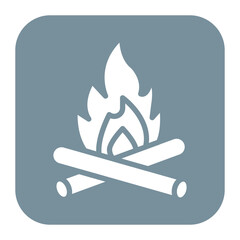 Bonfire icon vector image. Can be used for Festa Junina.