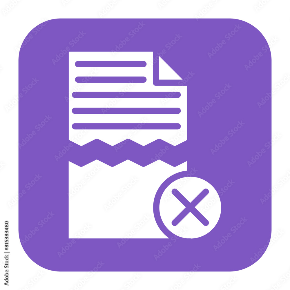 Poster corrupted file icon vector image. can be used for corruption.