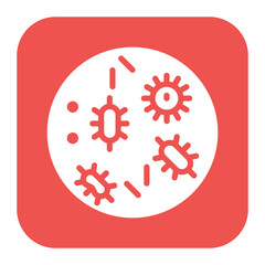 Bacteria Petri Dish icon vector image. Can be used for Infectious Diseases.
