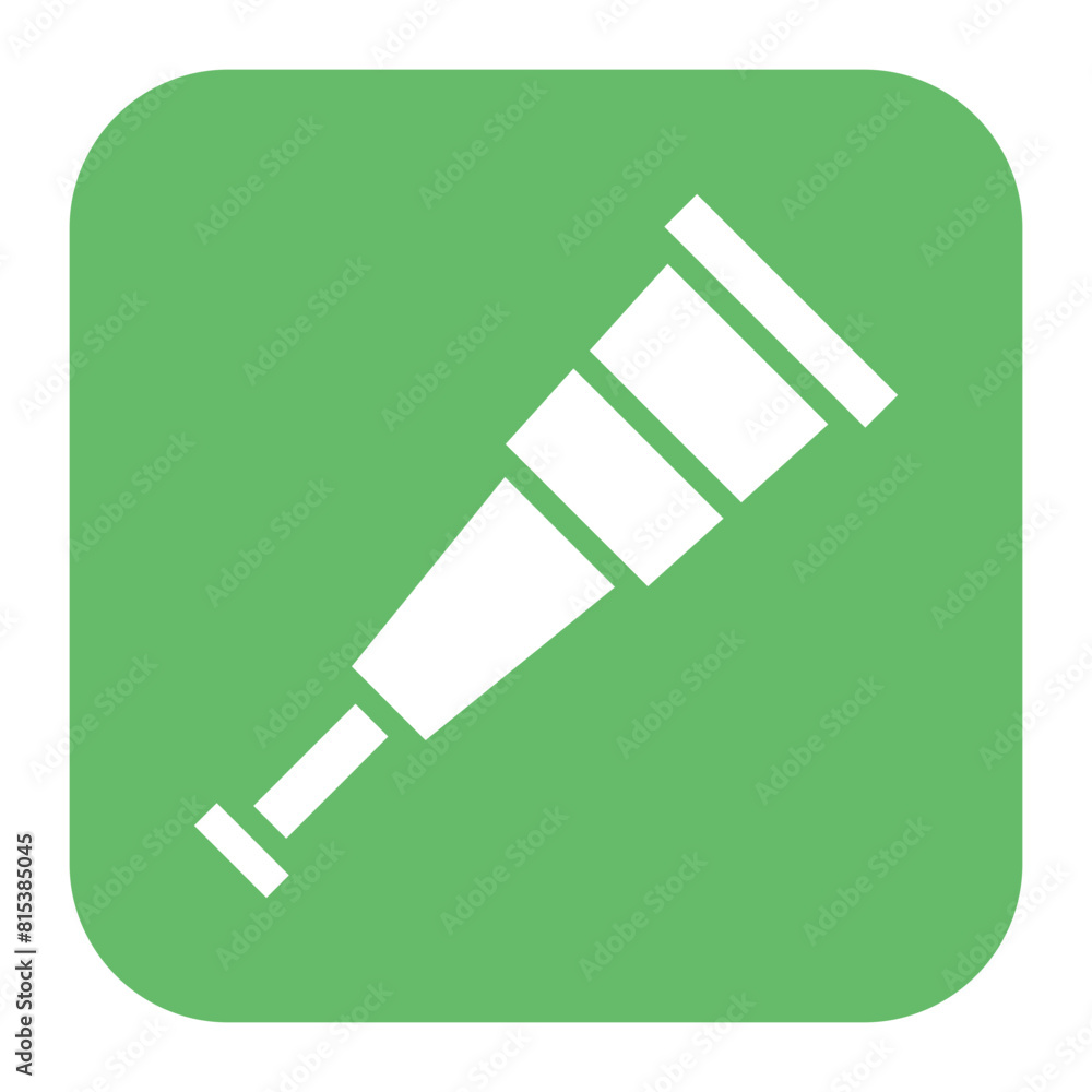 Poster monocular icon vector image. can be used for ocean.