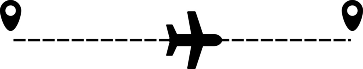 Airplane Dotted Line Element