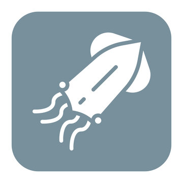 recommend clip art: Squid icon vector image. Can be used for Ocean.