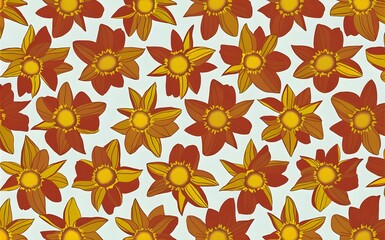 Daffodil petal pattern