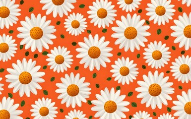 Daisy petal pattern.