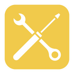 Tools icon vector image. Can be used for Instrument.