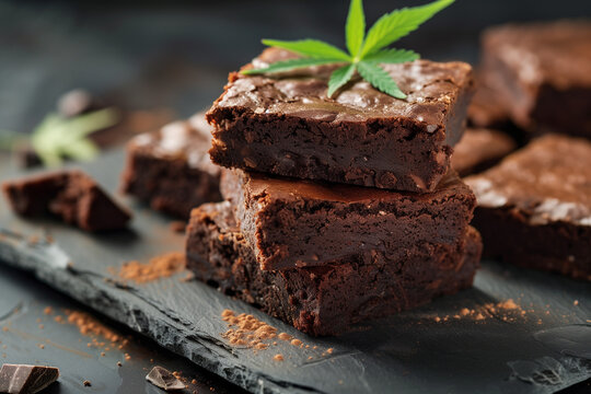photo of brownie edibles