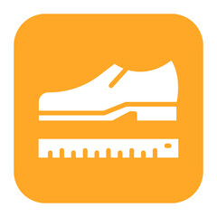 Shoe Size icon vector image. Can be used for Shoemaker.