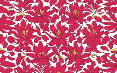 Lily petal pattern