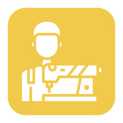 Tailoring Men icon vector image. Can be used for Art and Craft Supplies.