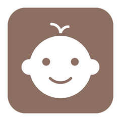 Baby Boy icon vector image. Can be used for Baby Shower.
