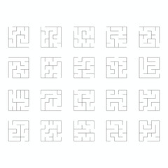 Square labyrinth