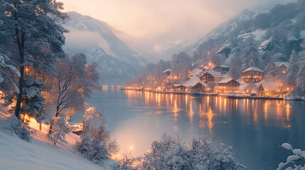Fototapeta premium sunrise in the mountains