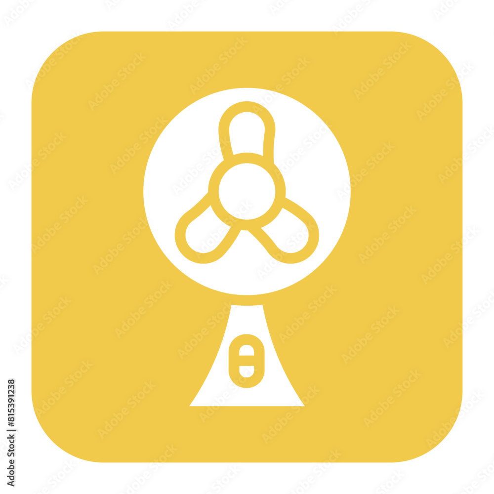 Poster fan icon vector image. can be used for retro.