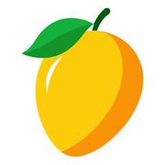 mango fruit vector illustration Mango vector art silhouette 
