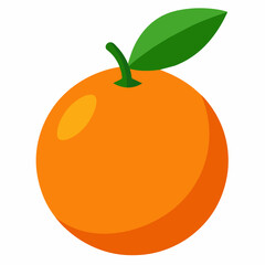 orange vector art silhouette illustration