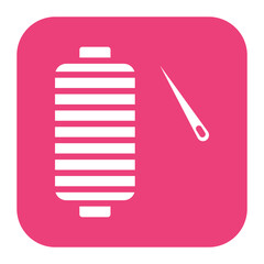 Thread Spool icon vector image. Can be used for Laundry.
