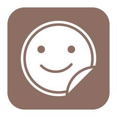 Sticker icon vector image. Can be used for Printing.