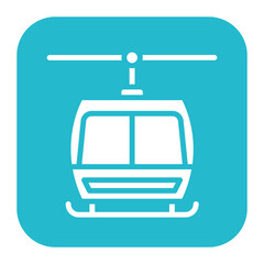 Ski Lift icon vector image. Can be used for Ski Resort.
