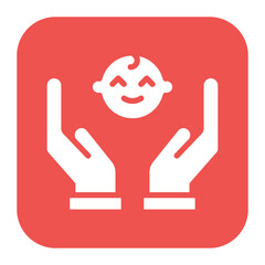 Adoption icon vector image. Can be used for Child Adoption.