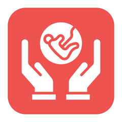 Planned Parenthood icon vector image. Can be used for Child Adoption.