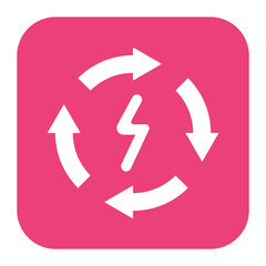 Renewable Energy icon vector image. Can be used for Global Warming.