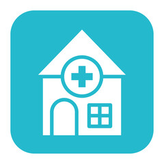 Nursing Home icon vector image. Can be used for Nursing.
